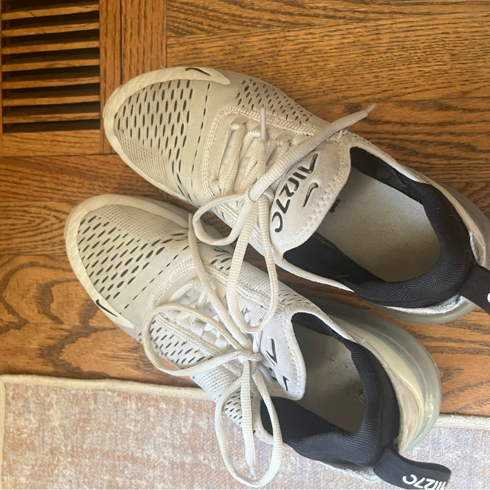 Nike Air Max 270 White and Black Women’s Shoes